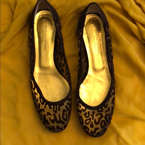 flats animal print andrea